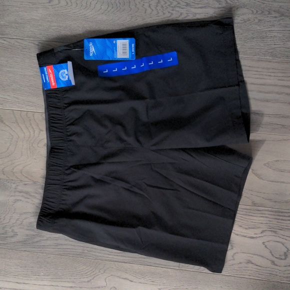 NWT Men's Speedo Tech Volley Trunks Black L - Picture 3 of 4